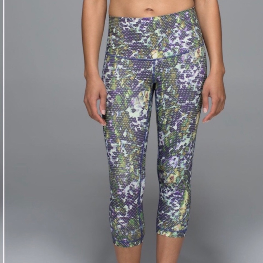 Lululemon wunder under crop legging